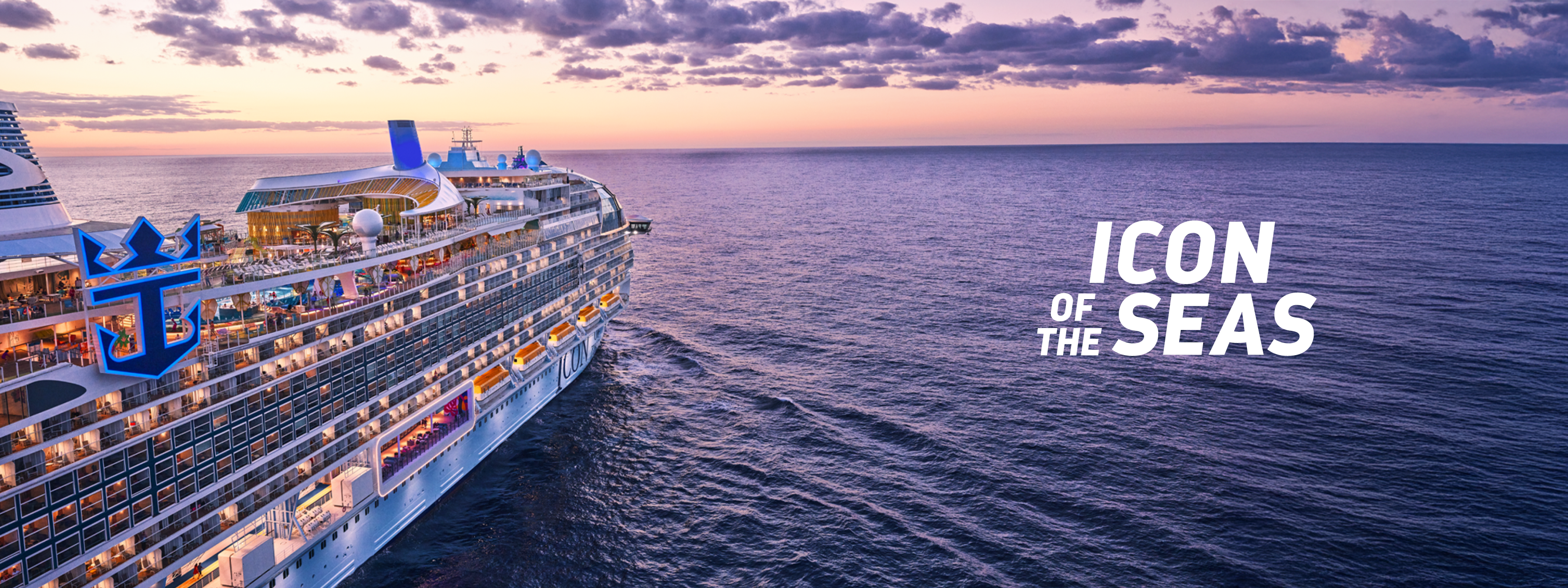 Royal Caribbean press kit artwork for Icon of the Seas.