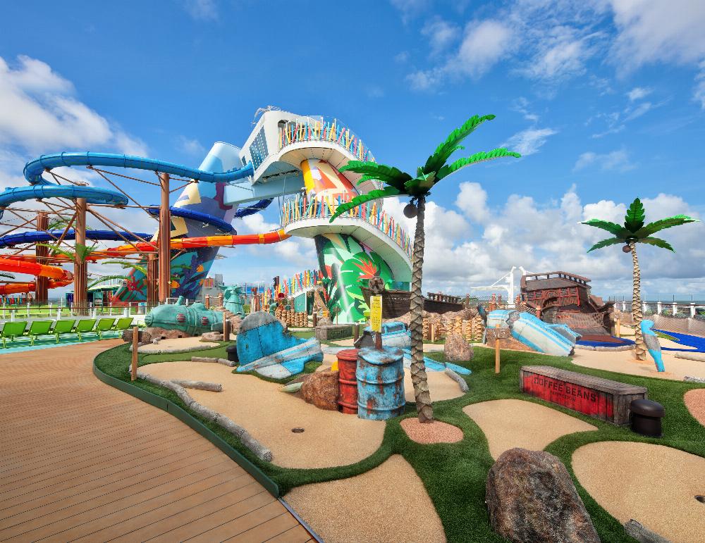 The adventure is next level on Star of the Seas , with Lost Dunes, a bold take on Royal Caribbean’s signature mini golf, where the whole family can play their way around a course…