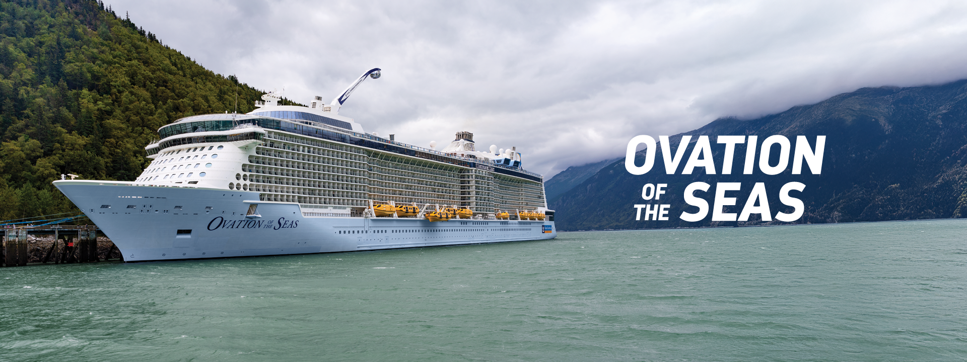 Royal Caribbean press kit artwork for Ovation of the Seas.