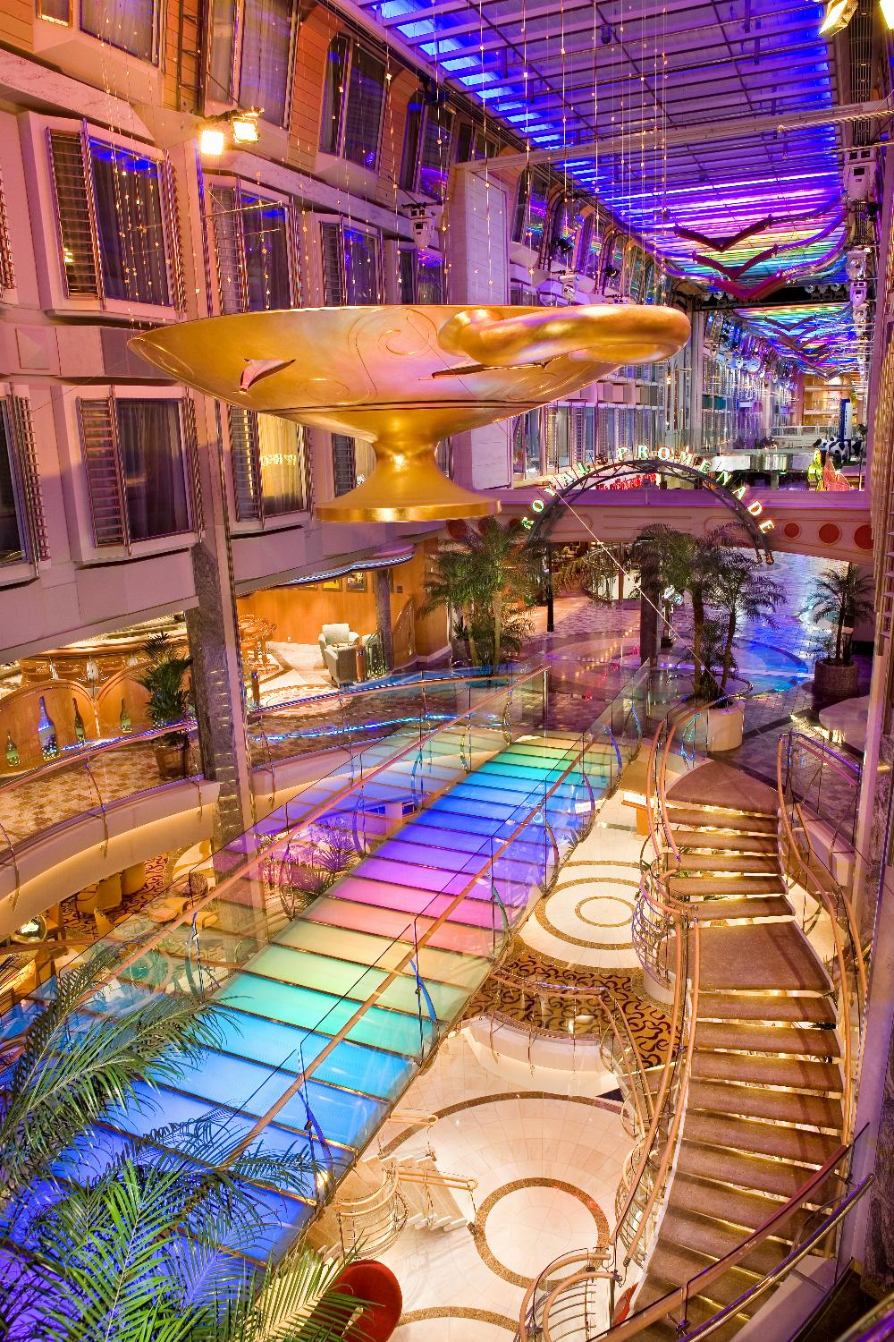 Royal Promenade onboard Independence of the Seas.