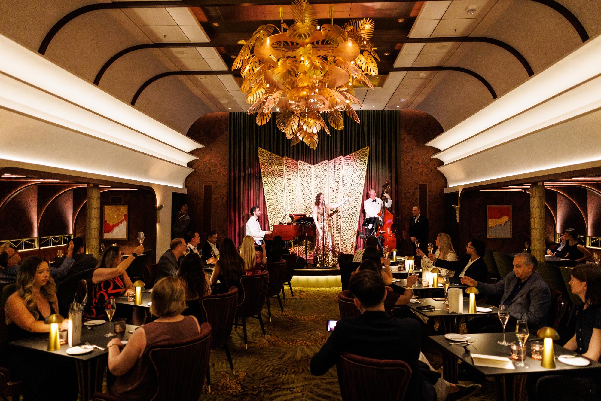 Royal Caribbean’s Legend of the Seas brings to life Hollywoodland Supper Club, a multi-course dining experience inspired by the golden age of Hollywood.