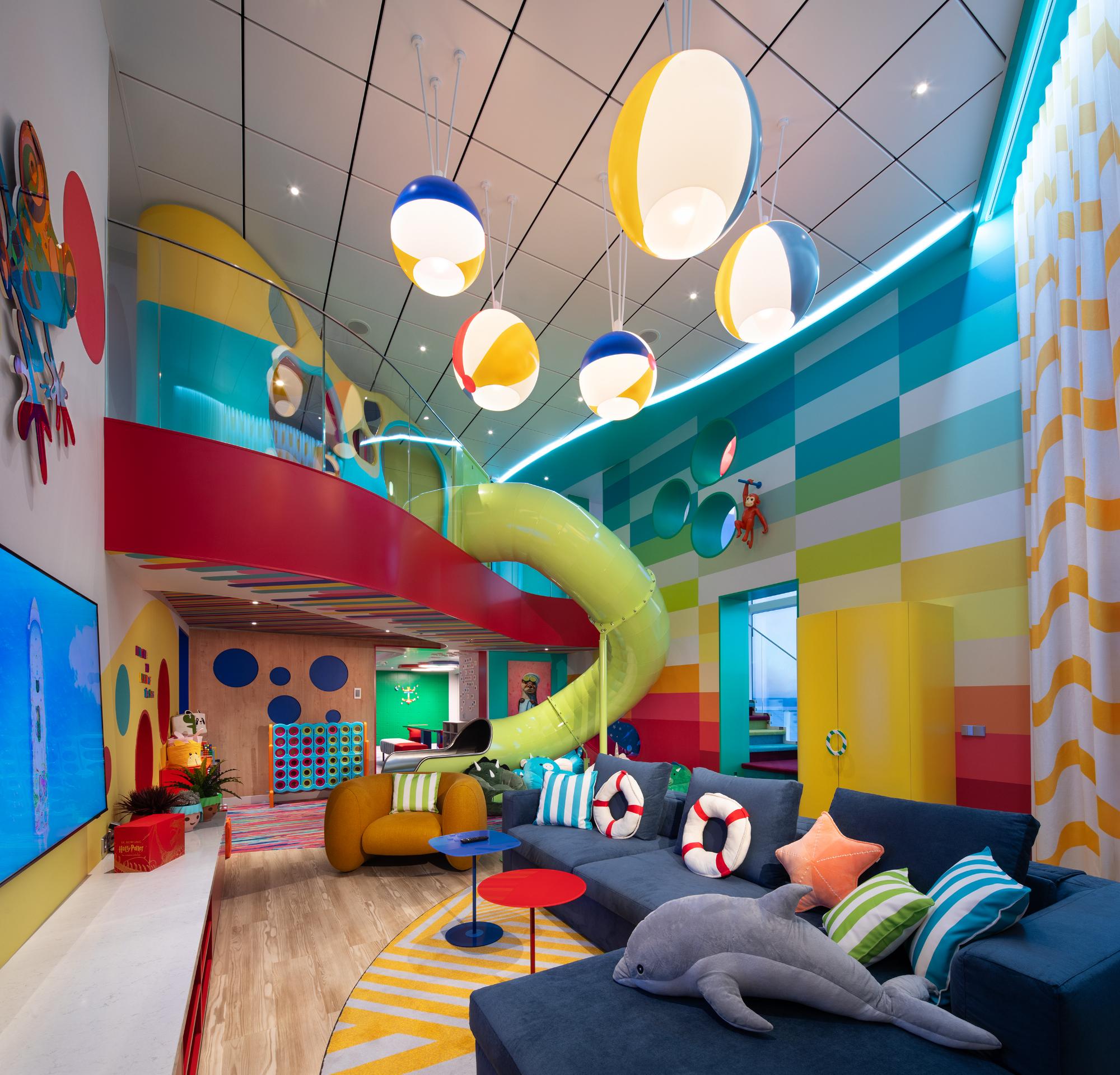 The Ultimate Family Townhouse returns to Legend of the Seas , and the fleet’s most action-packed suite has gotten an upgrade with redesigned spaces for the whole family.
