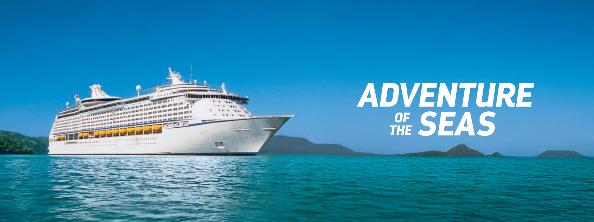 Royal Caribbean press kit artwork for Adventure of the Seas.
