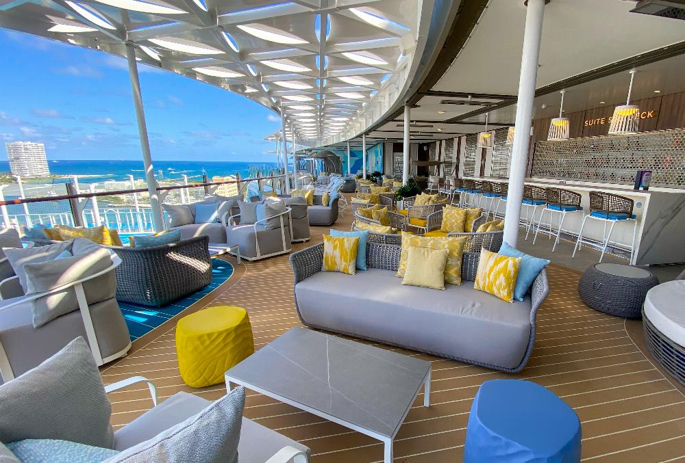 The Suite Sun Deck now nestled in Wonder of the Seas ’ new, eighth neighborhood, the Suite Neighborhood.