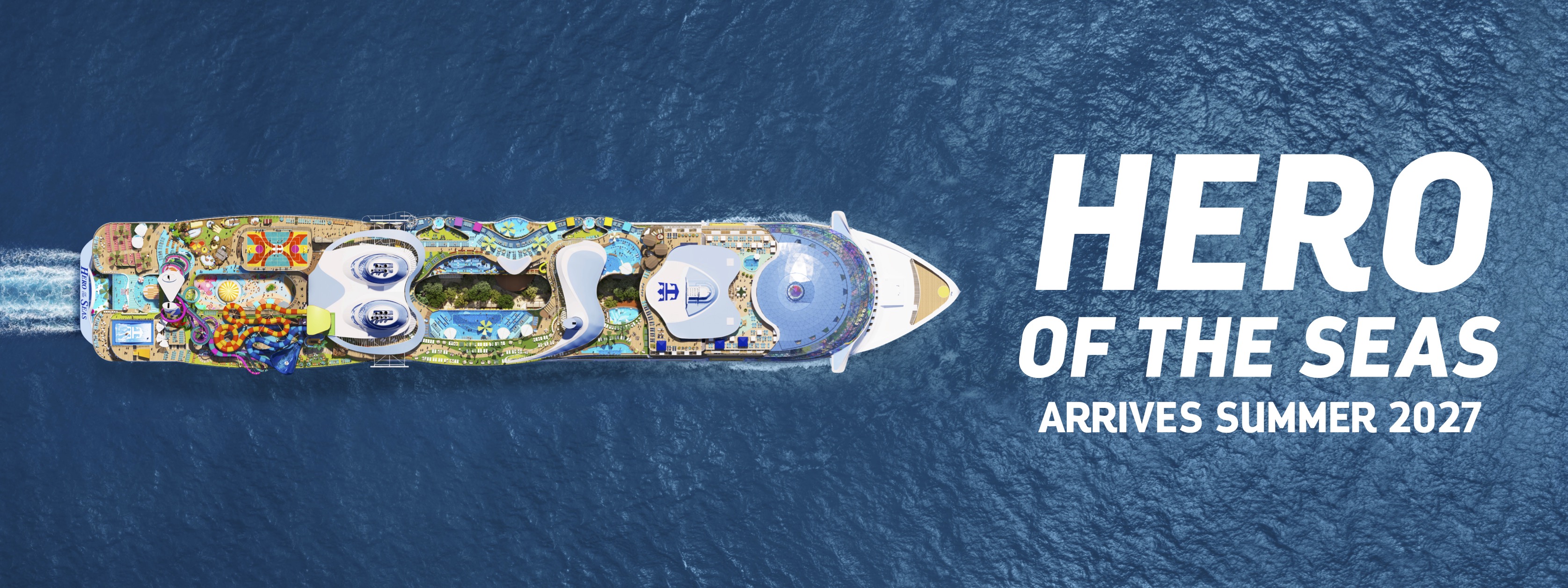 Royal Caribbean press kit artwork for Hero of the Seas.