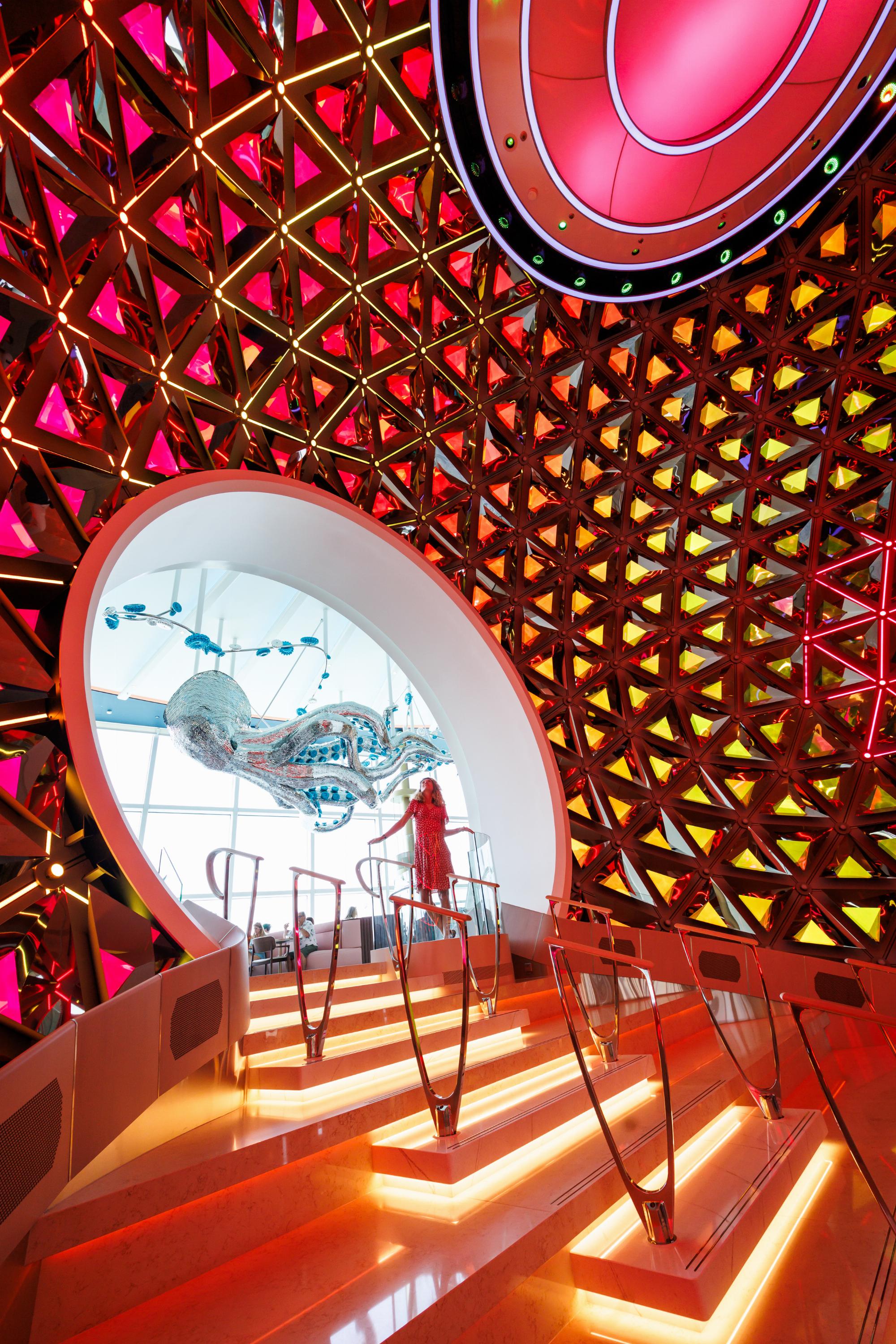 At the heartbeat of Royal Caribbean’s Legend of the Seas sits the newly reimagined Pearl.